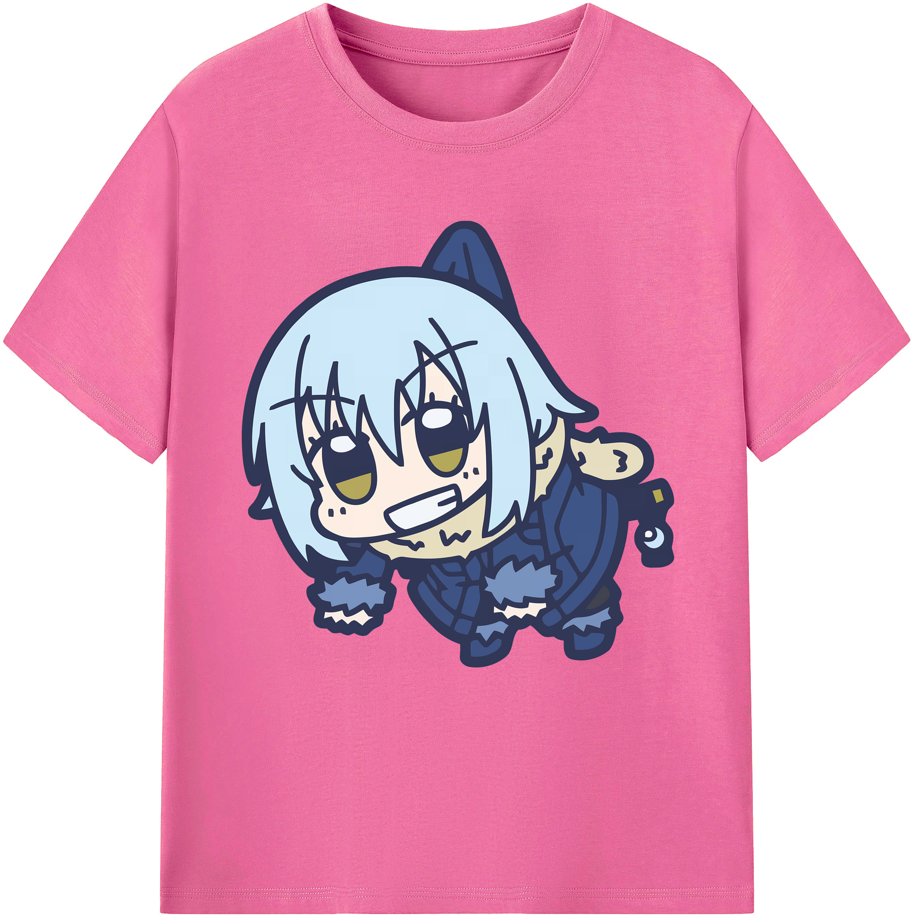 （画像用） 転スラ Regarding Reincarnated to Slime レディースカジュアルプリントTシャツ（綿100％）